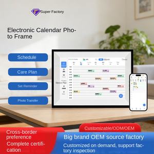 FotoCube de 15.6 Pulgadas, Calendario Inteligente con WiFi, Carga de Imágenes, Pantalla Táctil, Reloj, Reproducción de Video, Compatible con <span class=keywords><strong>MP3</strong></span>/MP4, Marco de Fotos Digital en la Nube - Product Image 2