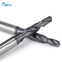 Foret étagé en carbure monobloc à 2 cannelures BFL pour foret étagé en acier CNC