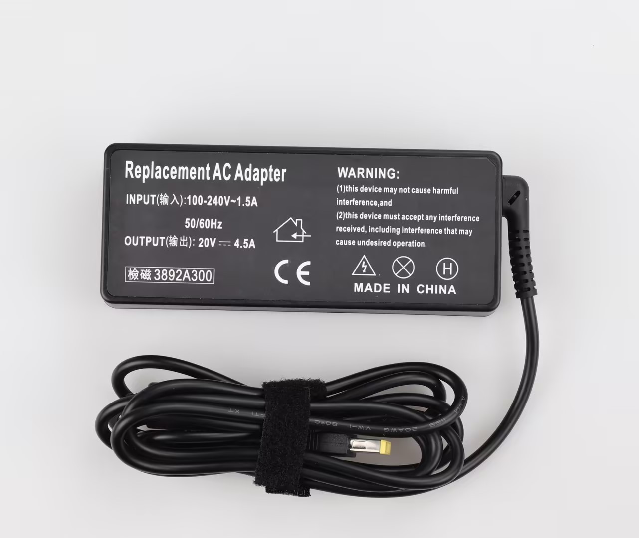 AC Adapter 90W 20V 4.5A Laptop Charger for Lenovo Laptop ThinkPad With UK EU US Plug Type a · image 4