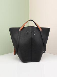 Sac fourre-tout pour femme, aspect cuir, grande capacité, avec bandoulière amovible - Product Image 2