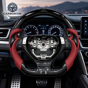 Volante Personalizado de Fibra de Carbono y Cuero para Lexus ES NX10 2014 a 2022 GS F10 2015 a IS250 IS350 2013 2020 Serie CT10 - Product Image 1