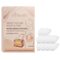 XIMONTH Patchs de Soin des Seins Fins, Respirants, Sans Effet Empiècçant, S'adaptent à la Peau du Sein pour une Esthétique Douce - 10 PATCHS