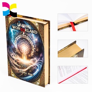 Libros <span class=keywords><strong>de</strong></span> Novela Personalizables con Estampado en Dorado sobre Fondo Blanco y Negro, Encuadernados Cosidos, con Bordes Rociados y Páginas <span class=keywords><strong>de</strong></span> Fin <span class=keywords><strong>de</strong></span> Capítulo Impresas - Product Image 4
