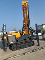 Plateforme de forage d'occasion de 500 m pour puits d'eau |   Mobile entièrement hydraulique à moteur diesel |   Moteur/électrovanne/pompe testé et qualifié inclus