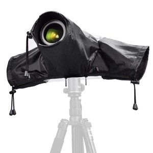 Housse de pluie universelle pour appareil photo, en nylon imperméable, pour la protection des objectifs téléobjectifs DSLR, utilisation en extérieur - Product Image 1