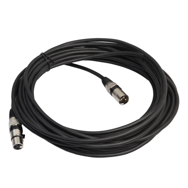 XLR 3PIN DMX Cable Male to Female M/F XLR Cable for Microphone Mixer OFC Copper 1m 1.8m 3m 5m 10m 15m 20m