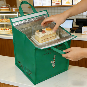 Sac isotherme fourre-tout <span class=keywords><strong>personnalisé</strong></span> avec logo imprimé, 30L, en toile et tissu non-tissé, idéal pour le transport quotidien de nourriture – Vente chaude - Product Image 5