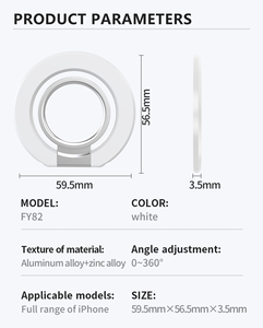 Supporto ad Anello per Telefono Compatibile con Maglock, Impugnatura Magnetica per Phone 17 Pro Max, Supporto Mobile Leggero - Product Image 6