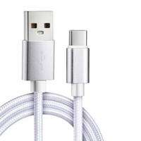 Câble de données USB-C tressé en nylon coloré pour téléphone portable, 1/2/3M, charge rapide, câbles de charge USB-A vers USB-C 3/6/10ft pour IP17 16 Samsung