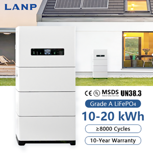 Système de stockage d'énergie tout-en-un hors réseau et connecté au réseau 10kWh 15kWh 20kWh 102.4V Batterie lithium empilable hybride pour la maison HPIXP Fle - Product Image 2