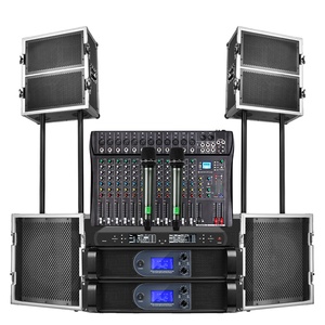 Sistema de Sonido Profesional Biner Ls8 Dual de 8 Pulgadas con Potencia de 750w+750w, Amplificadores y Altavoces Ls8-d Profesional Dual de 8 Pulgadas - Product Image 1