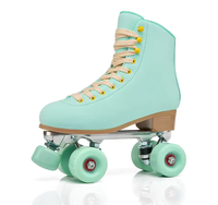 Nouveaux patins à roulettes doubles pour adultes, coque en fibre superfine, roues en PU, cadre en métal, patins à roulettes quad