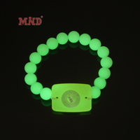 Bracelets RFID lumineux, bande fluorescente à perles, bracelets lumineux dans le noir, balises NFC pour concert, festival, carnaval