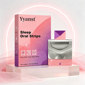 Natural Calming Sleep Oral Strips 30pcs Easy Melt Instant Dissolve Thin <b>Film</b> Support All Night Relax Wholesale OEM For Adults - Product Image 6