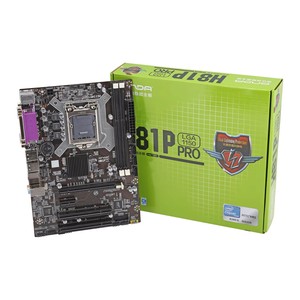 เมนบอร์ดเดสก์ท็อป H81 ATX รองรับ DDR3 LGA 1150 แรม 16GB ชิปเซ็ตที่ใช้ร่วมกันได้กับ I3 I5 I7 ช่องเสียบ Nvme M.2 รองรับ VGA HDMI สำหรับเล่นเกม - Product Image 1