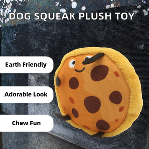 Jouets pour animaux de compagnie 2026 – Jouet à mâcher en peluche écologique en plastique pour chiens de petite et grande taille, forme biscuit couineur, pour usage intérieur - Product Image 2