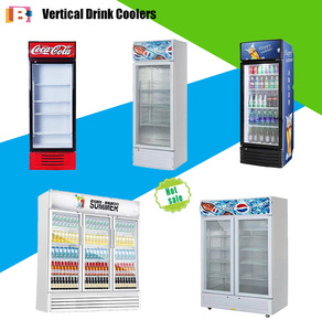 300L Chất lượng cao cửa kính lạnh mềm uống tủ lạnh Showcase/tủ/siêu thị thẳng đứng đồ uống hiển thị - Product Image 6