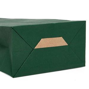 Bolsa de Papel Kraft de Lujo al por Mayor con Asas, Logotipo Personalizado Impreso, Bolsa de Compras para Llevar, Estilo Clásico para Promociones - Product Image 5