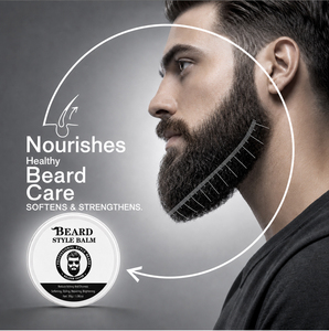 Complete <b>Beard</b> <b>Care</b> Kit Men's <b>Beard</b> Grooming Set <b>Beard</b> Wash Balm Oil Gift Box Private Label - Product Image 2