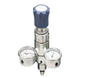 Hy-Lok Parker Type 3500Psig 1/2 In Vrouwelijke Npt Hogedruk Roestvrijstalen Brandstofdrukregelaar Met Meter - Product Image 3