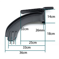 Accoudoir latéral intégré en plastique CE avec poignée de poussée réglable pour fauteuil roulant – Accessoire de rééducation et de thérapie