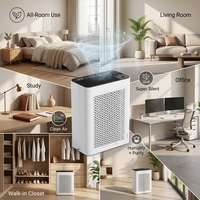 AC211 Nouvel humidificateur d'air ultrasonique et purificateur d'air 2 en 1 pour appareils électroménagers