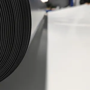 Polimer polivinil klorür (PVC) fiber destek kumaş takviye su geçirmez membran