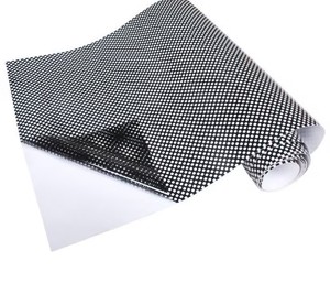 Vinilo Perforado para Impresión Digital, Película Adhesiva para Ventanas, Vinilo Autoadhesivo de Visión Unidireccional en Rollo, Protección de Privacidad - Product Image 1