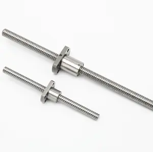 SFK01002 SFK1002 10mm diameter 2mm lead miniature linear motion ball nut ball screw for machine tool