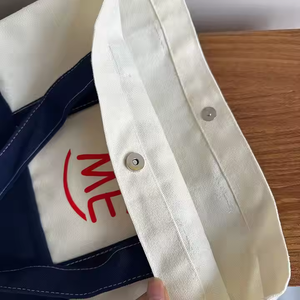 Sac de shopping en toile surdimensionné personnalisé, fermeture éclair, poignée longue épaule, motif lettres, impression soie, ECOGREENBAG, personnalisable - Product Image 6