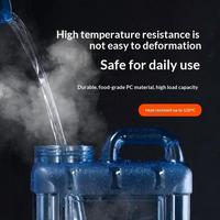 Contenedor de Almacenamiento de Agua Portátil de Varios Tamaños, Grado Alimenticio PE, Cubeta de Agua para Acampar al Aire Libre, Grifo Integrado, Libre de BPA, Gran Capacidad
