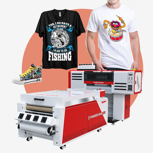Sublistar 24 Inch Trực Tiếp Để In Phim Chiều Rộng Dtf Máy In & Shaker Kỹ Thuật Số T-Shirt Máy In 2 I3200 Đầu In Với S10 Bột - Product Image 1