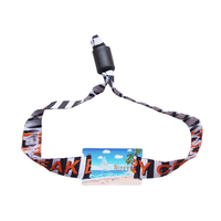 Bracelet de billet de puce intelligente en gros NFC Tag RFID Bracelet en tissu tissé pour les événements