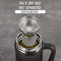 Couvercle de tasse à vide en acier inoxydable, impression personnalisée, affichage intelligent de la température, tasse à café avec poignée, Sublimation, 18oz