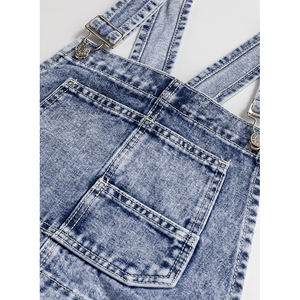 Cher amoureux en gros Boutique en vrac Western jambe droite une pièce décontracté Vintage dames <span class=keywords><strong>Jean</strong></span> Denim combinaison femmes - Product Image 2