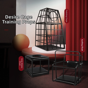 Silla de sujeción y castigo con piernas abiertas Scarletsin F-<span class=keywords><strong>4</strong></span> para adultos, para sala de entrenamiento SM, mobiliario de hotel sexual y masturbación masculina - Product Image 2