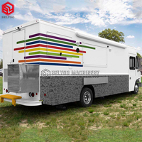 Camion de nourriture Mobile à vendre, camion de crème glacée, grand Van de nourriture, chariots de café électriques, camion de nourriture Mobile de cuisine Mobile
