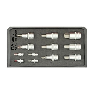 Proveedor de Taiwán, 12 Uds., juego de herramientas de enchufe hexagonal, llave de Doble accionamiento OEM ODM, herramienta de mano Sethardware - Product Image 3