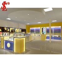 Conception de magasin d'ordinateur moderne de détail de mode personnalisée/magasin d'ordinateur portable vitrine en verre vitrine murale