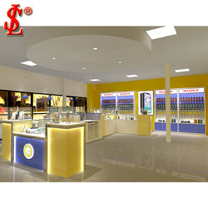 Tủ Trưng Bày Kính Trưng Bày Cửa Hàng Máy Tính Hiện Đại/Thiết Kế Cửa Hàng Máy Tính Xách Tay Thời Trang Bán Lẻ Tùy Chỉnh Tủ Tường Trưng Bày - Product Image 5