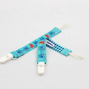 Customized Polyester Funny <b>Dummy</b> Nipple Pacifier Holder <b>Clip</b> for Baby - Product Image 6