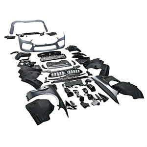 Para BMW <span class=keywords><strong>M8</strong></span> G14 G15 G16 Kit de carrocería Parachoques delantero con guardabarros y faros utilizados para la actualización Incluye recortes de luz antiniebla - Product Image 2