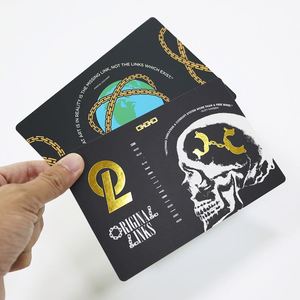 การ์ดขอบคุณพร้อมโลโก้ของคุณเองสำหรับการ์ดสินค้า ขั้นต่ำ 100 ใบ - Product Image 2