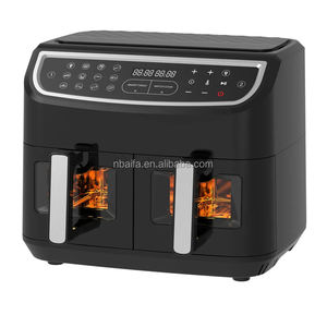 Aifa friggitrice a doppia aria con <span class=keywords><strong>2</strong></span> cestelli doppia friggitrice ad aria 9L 2400W a due Zone grande digitale friggitrice ad aria forno - Product Image 4