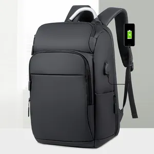 热卖大容量2023定制标志商务包防水旅行背包商务笔记本电脑包带usb充电