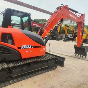 Miniexcavadora de 8 toneladas superventas, excavadoras usadas originales japonesas KUBOTA KX183 de gran rendimiento en venta - Product Image 2