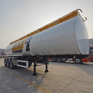 Semi-remorque citerne à huile en acier, double carburant essence/diesel, 3 essieux, personnalisable, à prix abordable, capacité de charge de 30 000 kg - Product Image 5