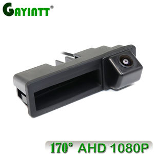 170 derece 1080P araba yedekleme park kamerası Audi Q2 A5 Q5L 2017 2018 Skoda <span class=keywords><strong>Kodiak</strong></span> Skoda Karoq 2018 porsche Cayenne 2019 - Product Image 5