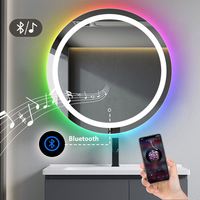 Miroir intelligent CORELEAD M2004-Milan Magic, miroir éclairé par LED, couleur RGB, tactile intelligent, forme personnalisée, indice de protection IP44, utilisation hôtelière