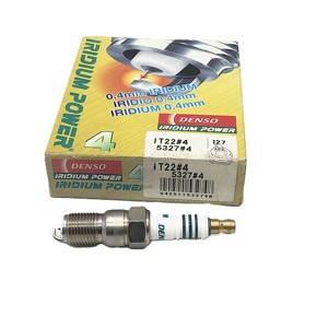 Bougies d'allumage DENSO IT22 5327 OE 7700852543 <span class=keywords><strong>1</strong></span> - Bougie d'allumage Iridium Power à électrode mise à la terre pour <span class=keywords><strong>RENAULT</strong></span> pour AUDI - Product Image 1
